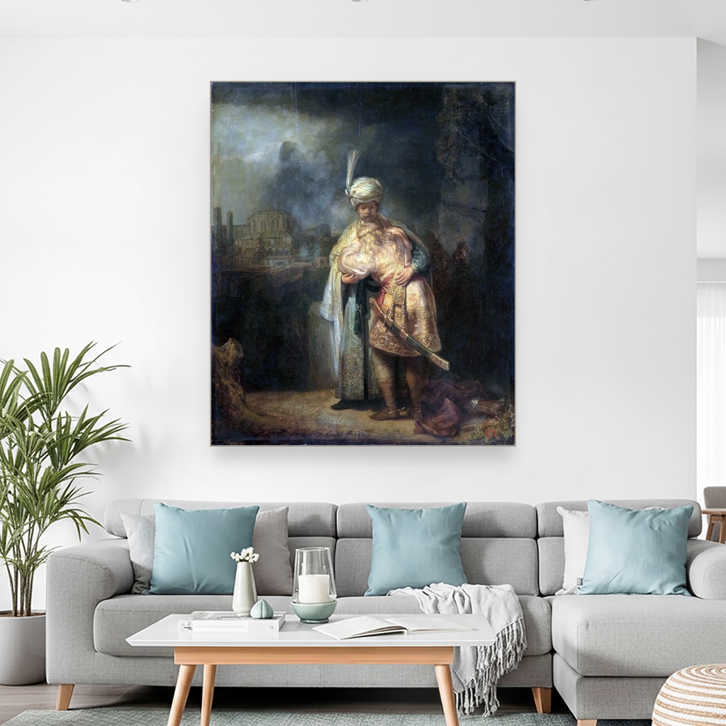 David i Jona, Harmensz van Rijn Rembrandt, David and Jonathan, slika na platnu 2 David i Jona, Harmensz van Rijn Rembrandt, David and Jonathan, slika na platnu - Slika 2