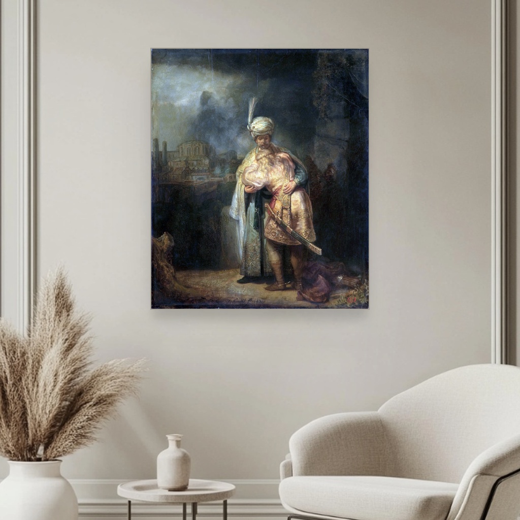 David i Jona, Harmensz van Rijn Rembrandt, David and Jonathan, slika na platnu 3 David i Jona, Harmensz van Rijn Rembrandt, David and Jonathan, slika na platnu - Slika 3