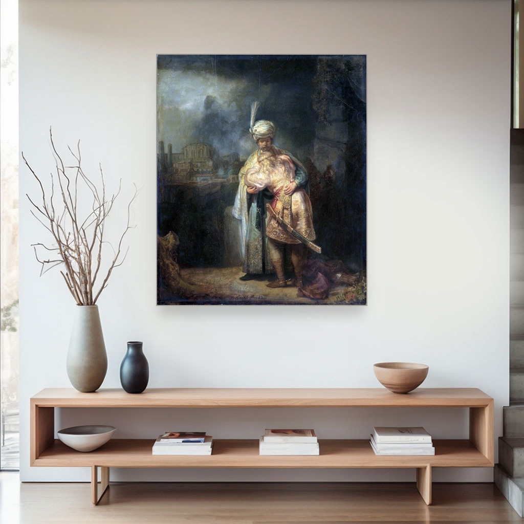 David i Jona, Harmensz van Rijn Rembrandt, David and Jonathan, slika na platnu 4 David i Jona, Harmensz van Rijn Rembrandt, David and Jonathan, slika na platnu - Slika 4