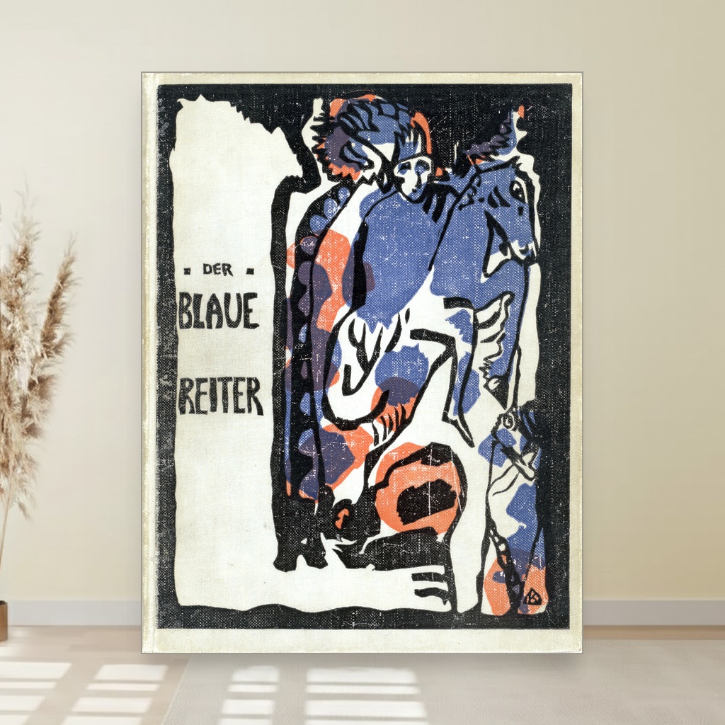 Plavi jahač, Wassily Kandinsky i Franz Marc, Der Blaue Reiter, slika na platnu 1 Plavi jahač, Wassily Kandinsky i Franz Marc, Der Blaue Reiter, slika na platnu