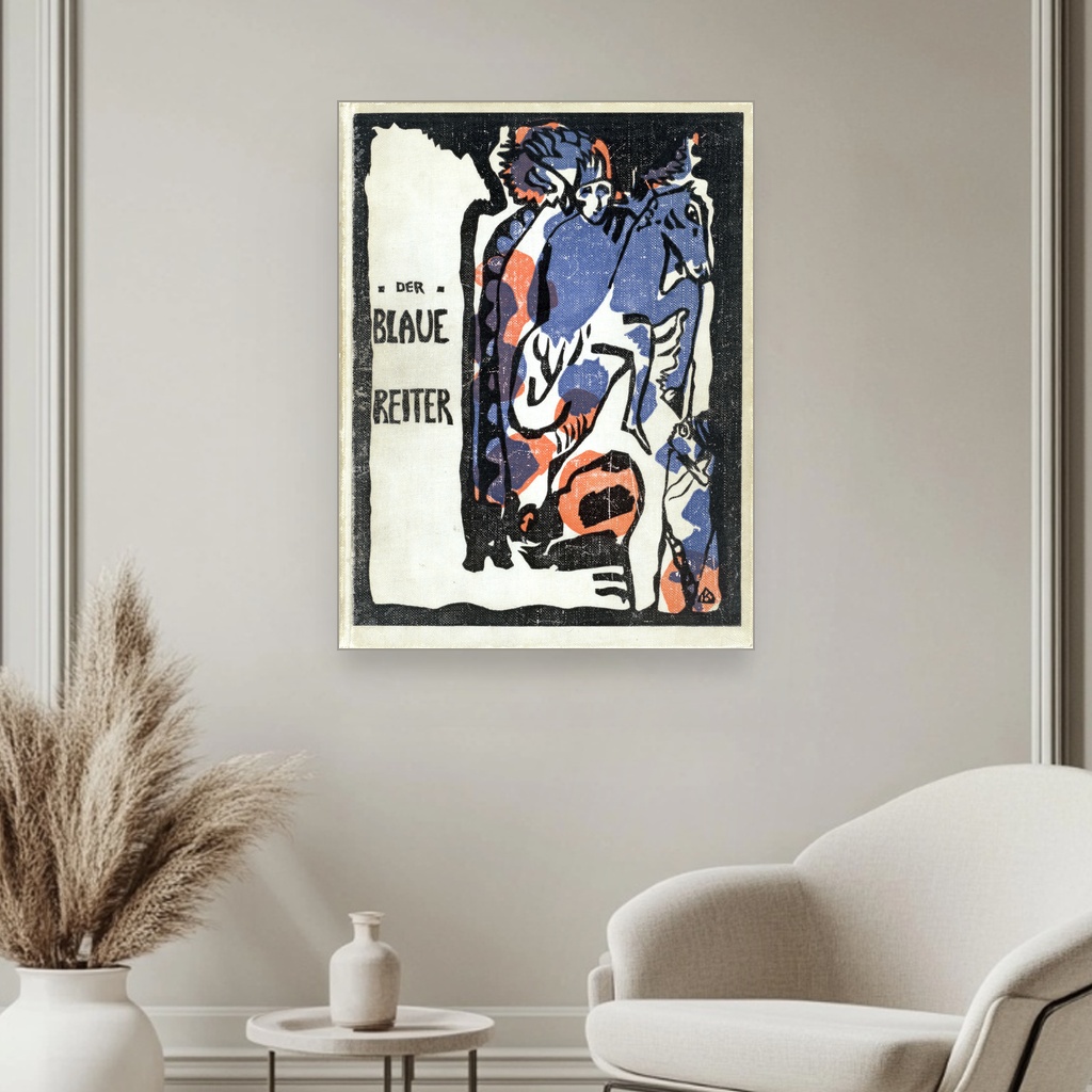 Plavi jahač, Wassily Kandinsky i Franz Marc, Der Blaue Reiter, slika na platnu 3 Plavi jahač, Wassily Kandinsky i Franz Marc, Der Blaue Reiter, slika na platnu - Slika 3