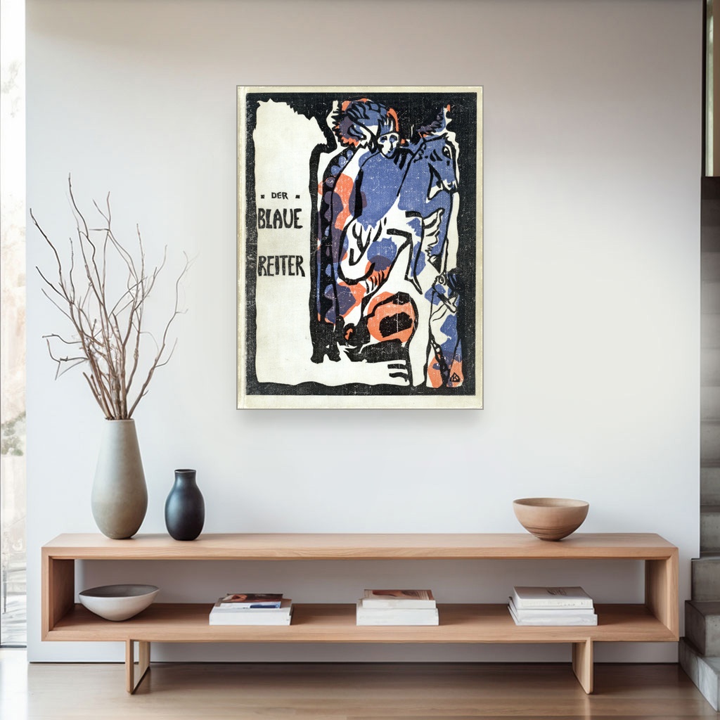 Plavi jahač, Wassily Kandinsky i Franz Marc, Der Blaue Reiter, slika na platnu 4 Plavi jahač, Wassily Kandinsky i Franz Marc, Der Blaue Reiter, slika na platnu - Slika 4