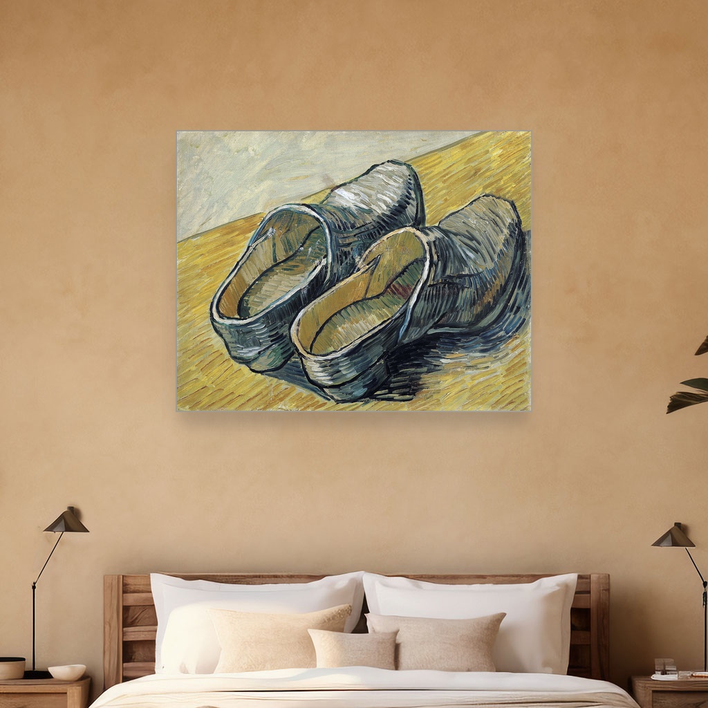 Par kožnih klompi, Vincent van Gogh, A Pair of Leather Clogs, slika na platnu 5 Par kožnih klompi, Vincent van Gogh, A Pair of Leather Clogs, slika na platnu - Slika 5