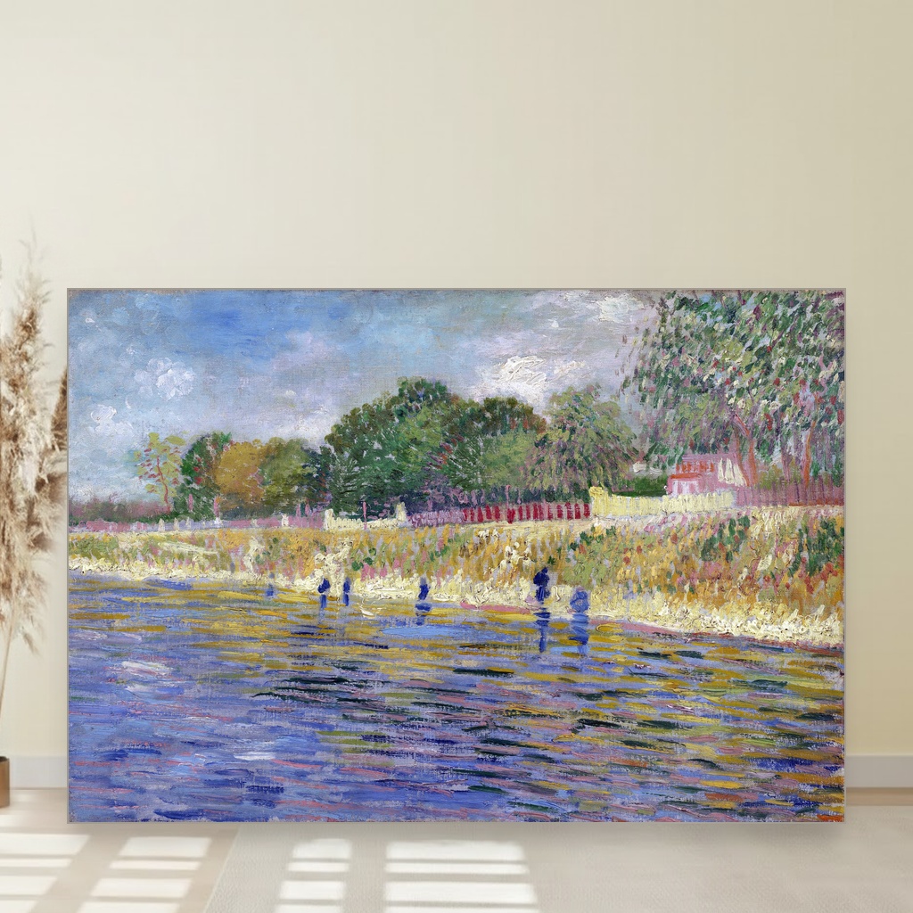 Obala Sene, Vincent van Gogh, Bank of the Seine, slika na platnu 1 Obala Sene, Vincent van Gogh, Bank of the Seine, slika na platnu