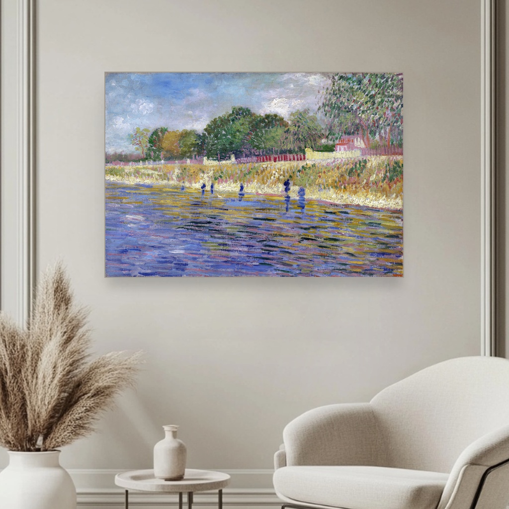 Obala Sene, Vincent van Gogh, Bank of the Seine, slika na platnu 3 Obala Sene, Vincent van Gogh, Bank of the Seine, slika na platnu - Slika 3