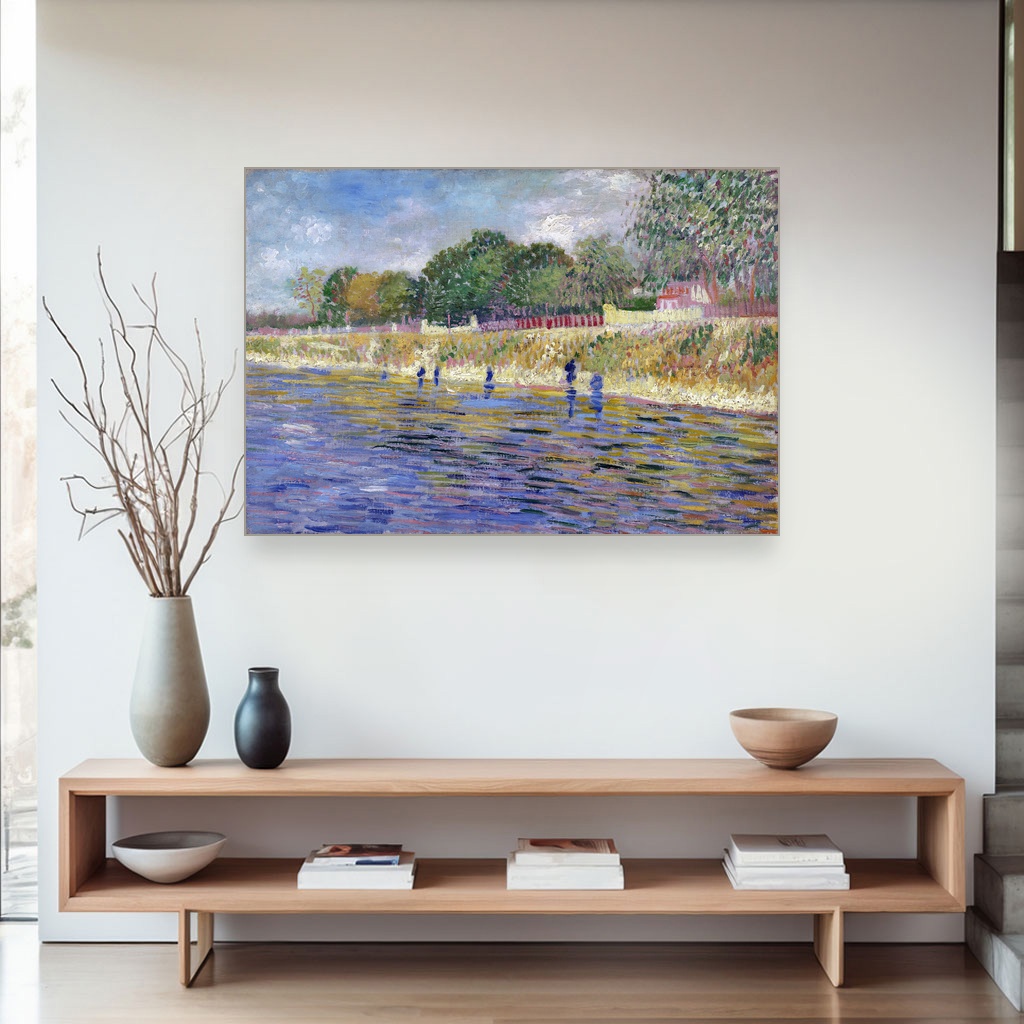 Obala Sene, Vincent van Gogh, Bank of the Seine, slika na platnu 4 Obala Sene, Vincent van Gogh, Bank of the Seine, slika na platnu - Slika 4