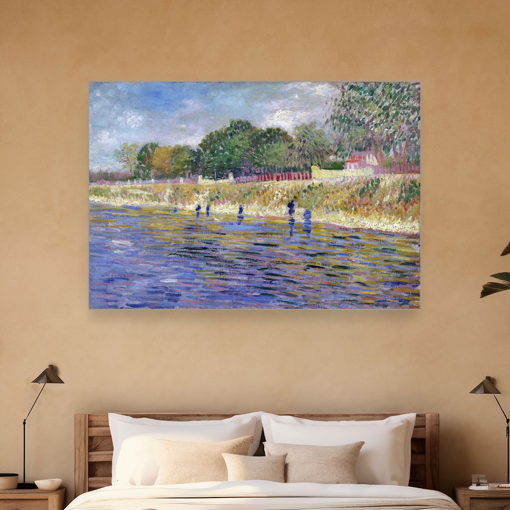 Obala Sene, Vincent van Gogh, Bank of the Seine, slika na platnu 5 Obala Sene, Vincent van Gogh, Bank of the Seine, slika na platnu - Slika 5