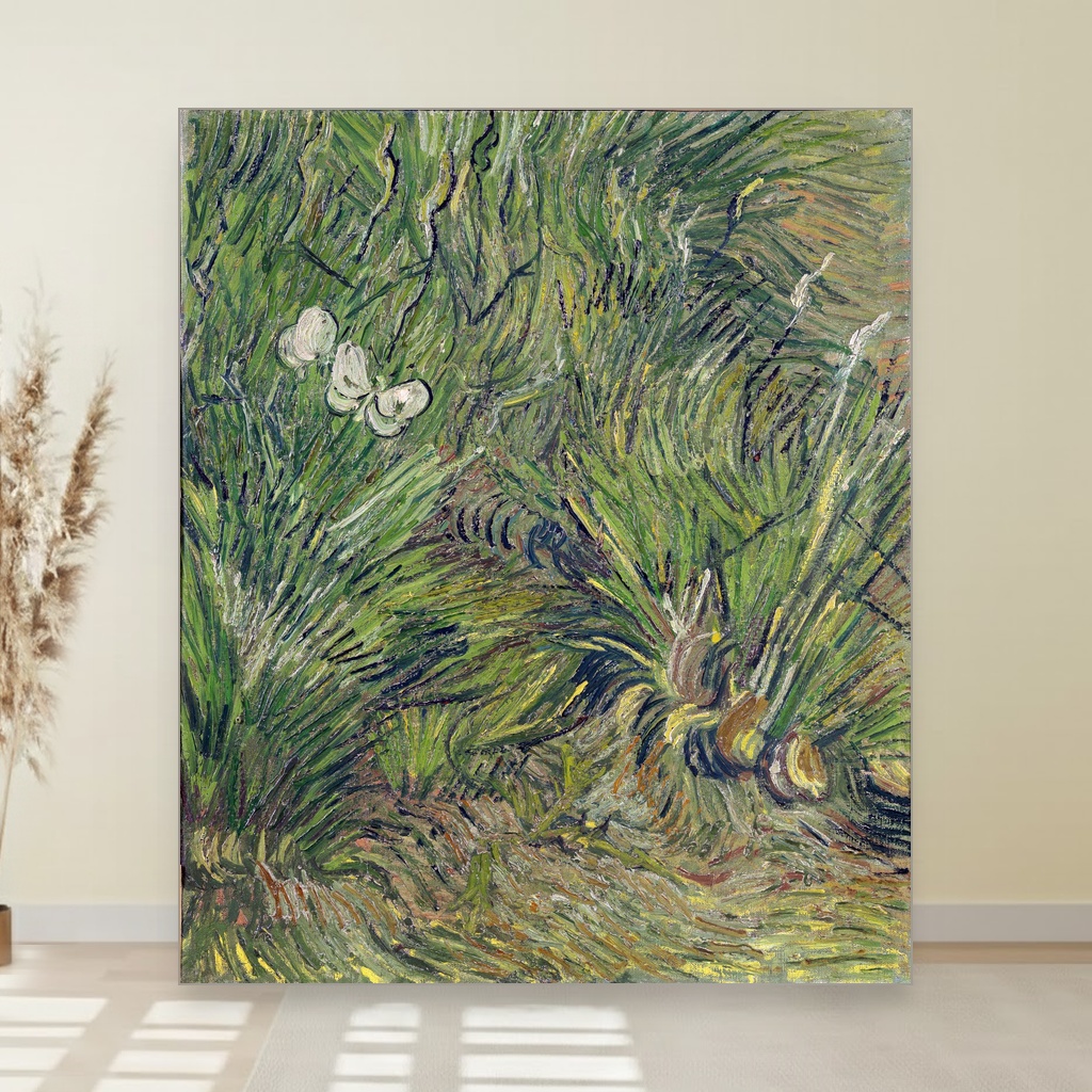 gogh vincent van garden with butterflies 1889 nas mockup 1 1