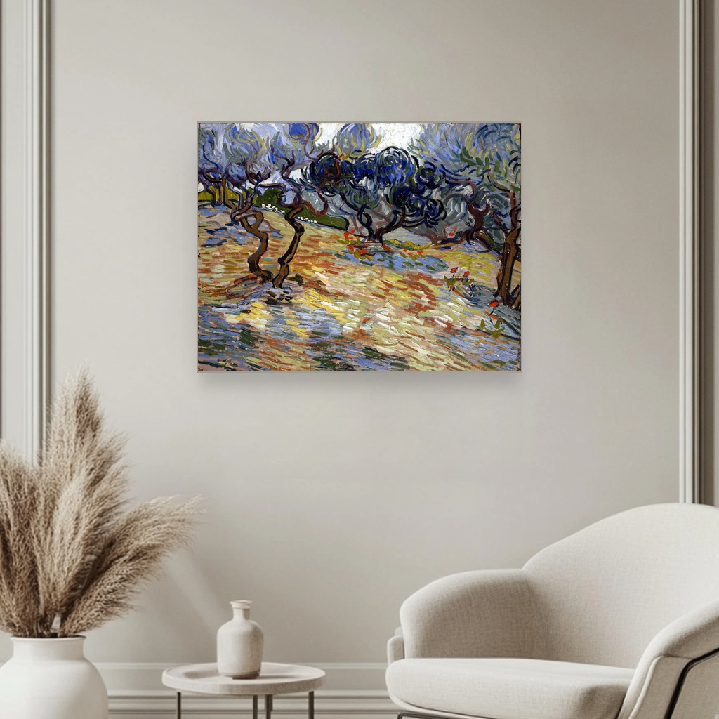 Masline, Vincent van Gogh, Olive Trees, slika na platnu 3 Masline, Vincent van Gogh, Olive Trees, slika na platnu - Slika 3