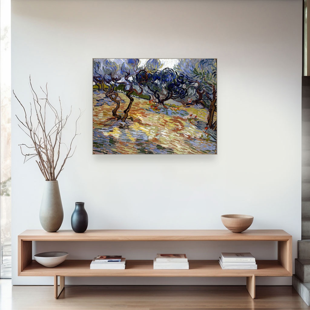 Masline, Vincent van Gogh, Olive Trees, slika na platnu 4 Masline, Vincent van Gogh, Olive Trees, slika na platnu - Slika 4