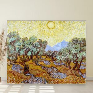 Masline, Vincent van Gogh, Olive Trees, slika na platnu