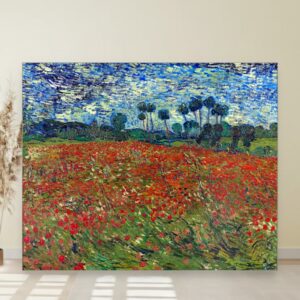 Polje makova, Vincent van Gogh, Poppy field, slika na platnu
