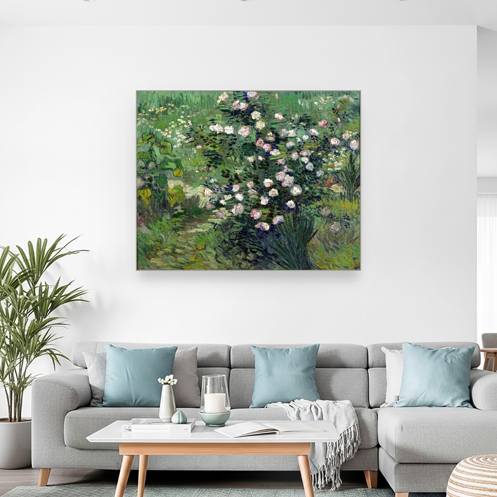 Ruze, Vincent van Gogh, Roses, slika na platnu 2 Ruze, Vincent van Gogh, Roses, slika na platnu - Slika 2