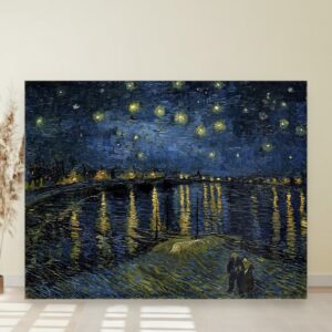 Zvezdana noć, Vincent van Gogh, Starry Night, slika na platnu