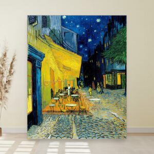 Terasa kafića noću, Vincent van Gogh, Terrace of a café at night, slika na platnu