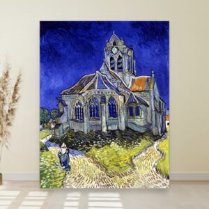 Crkva u Over-sur-Uazi, Vincent van Gogh, The Church in Auvers-sur-Oise View from the Chevet, slika na platnu