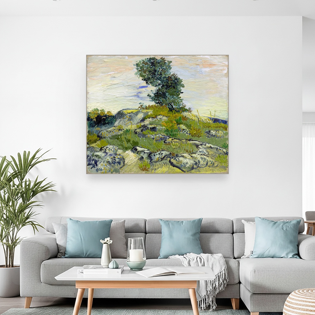 Stene, Vincent van Gogh, The Rocks, slika na platnu 2 Stene, Vincent van Gogh, The Rocks, slika na platnu - Slika 2