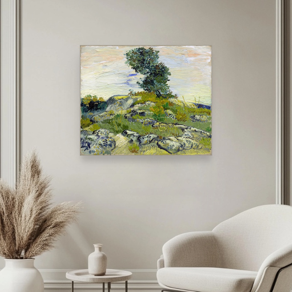 Stene, Vincent van Gogh, The Rocks, slika na platnu 3 Stene, Vincent van Gogh, The Rocks, slika na platnu - Slika 3