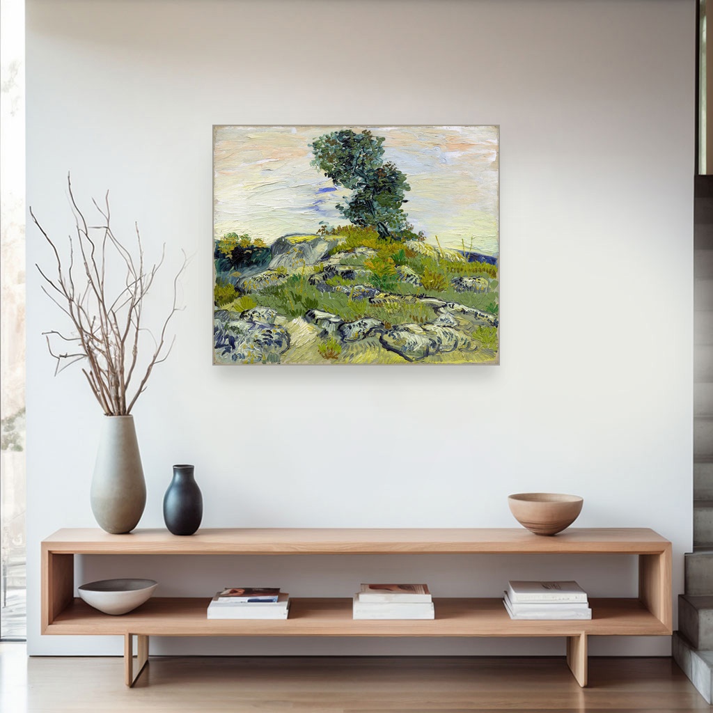 Stene, Vincent van Gogh, The Rocks, slika na platnu 4 Stene, Vincent van Gogh, The Rocks, slika na platnu - Slika 4