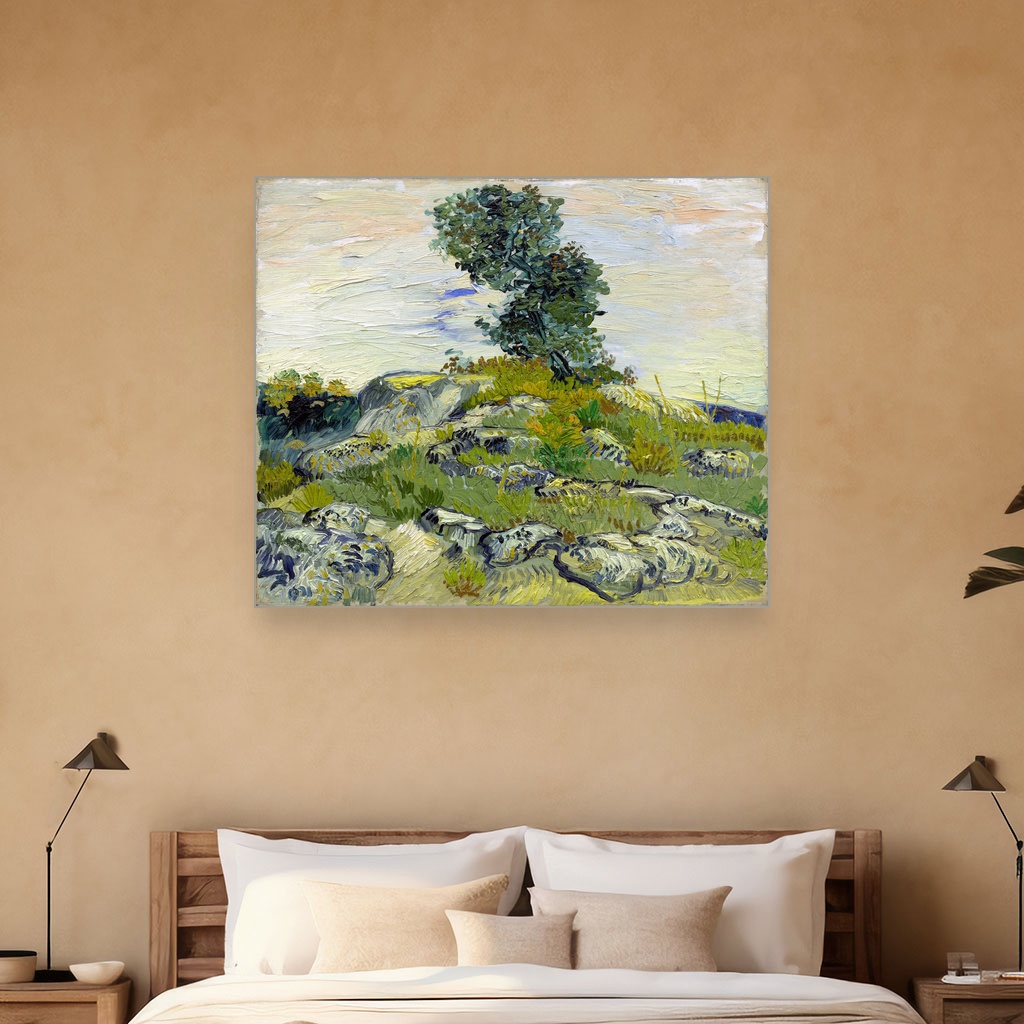 Stene, Vincent van Gogh, The Rocks, slika na platnu 5 Stene, Vincent van Gogh, The Rocks, slika na platnu - Slika 5