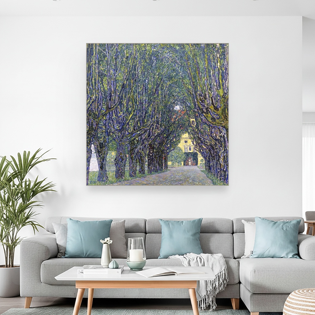 Aleja na dvorcu Kamer, Gustav Klimt, Allee at Schloss Kammer, slika na platnu 2 Aleja na dvorcu Kamer, Gustav Klimt, Allee at Schloss Kammer, slika na platnu - Slika 2