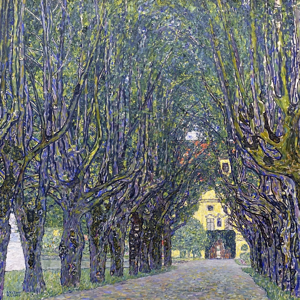 Aleja na dvorcu Kamer, Gustav Klimt, Allee at Schloss Kammer, slika na platnu 8 Aleja na dvorcu Kamer, Gustav Klimt, Allee at Schloss Kammer, slika na platnu - Slika 8