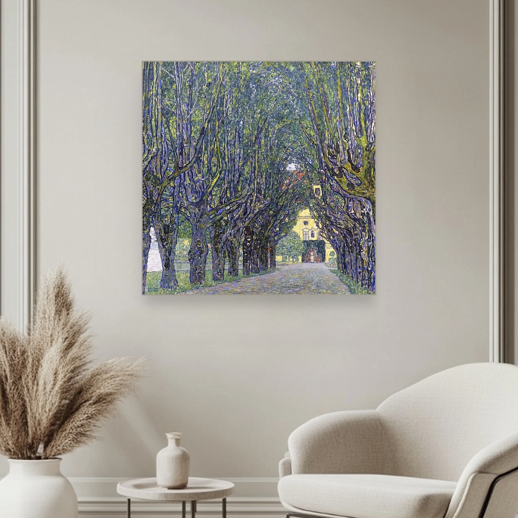 Aleja na dvorcu Kamer, Gustav Klimt, Allee at Schloss Kammer, slika na platnu 3 Aleja na dvorcu Kamer, Gustav Klimt, Allee at Schloss Kammer, slika na platnu - Slika 3