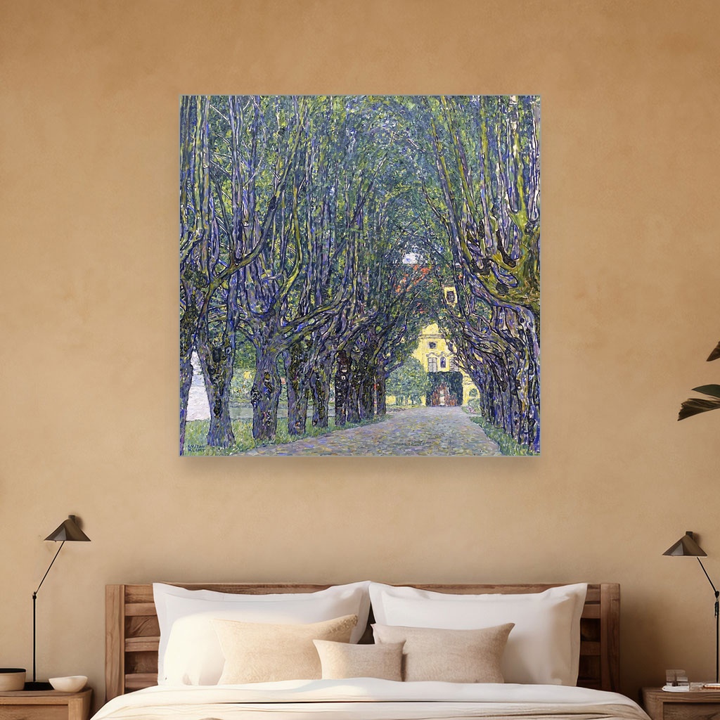 Aleja na dvorcu Kamer, Gustav Klimt, Allee at Schloss Kammer, slika na platnu 5 Aleja na dvorcu Kamer, Gustav Klimt, Allee at Schloss Kammer, slika na platnu - Slika 5