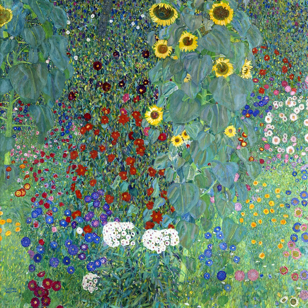 Bašta na farmi sa suncokretima, Gustav Klimt, Farm Garden with Sunflowers, slika na platnu 8 Bašta na farmi sa suncokretima, Gustav Klimt, Farm Garden with Sunflowers, slika na platnu - Slika 8