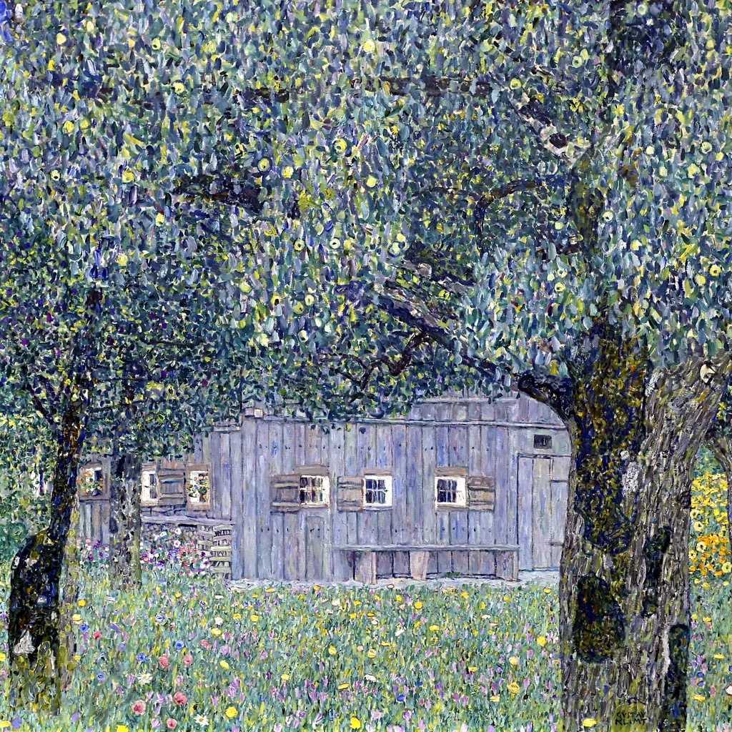 Seoska kuća u Gornjoj Austriji, Gustav Klimt, Farmhouse in Upper Austria, slika na platnu 8 Seoska kuća u Gornjoj Austriji, Gustav Klimt, Farmhouse in Upper Austria, slika na platnu - Slika 8