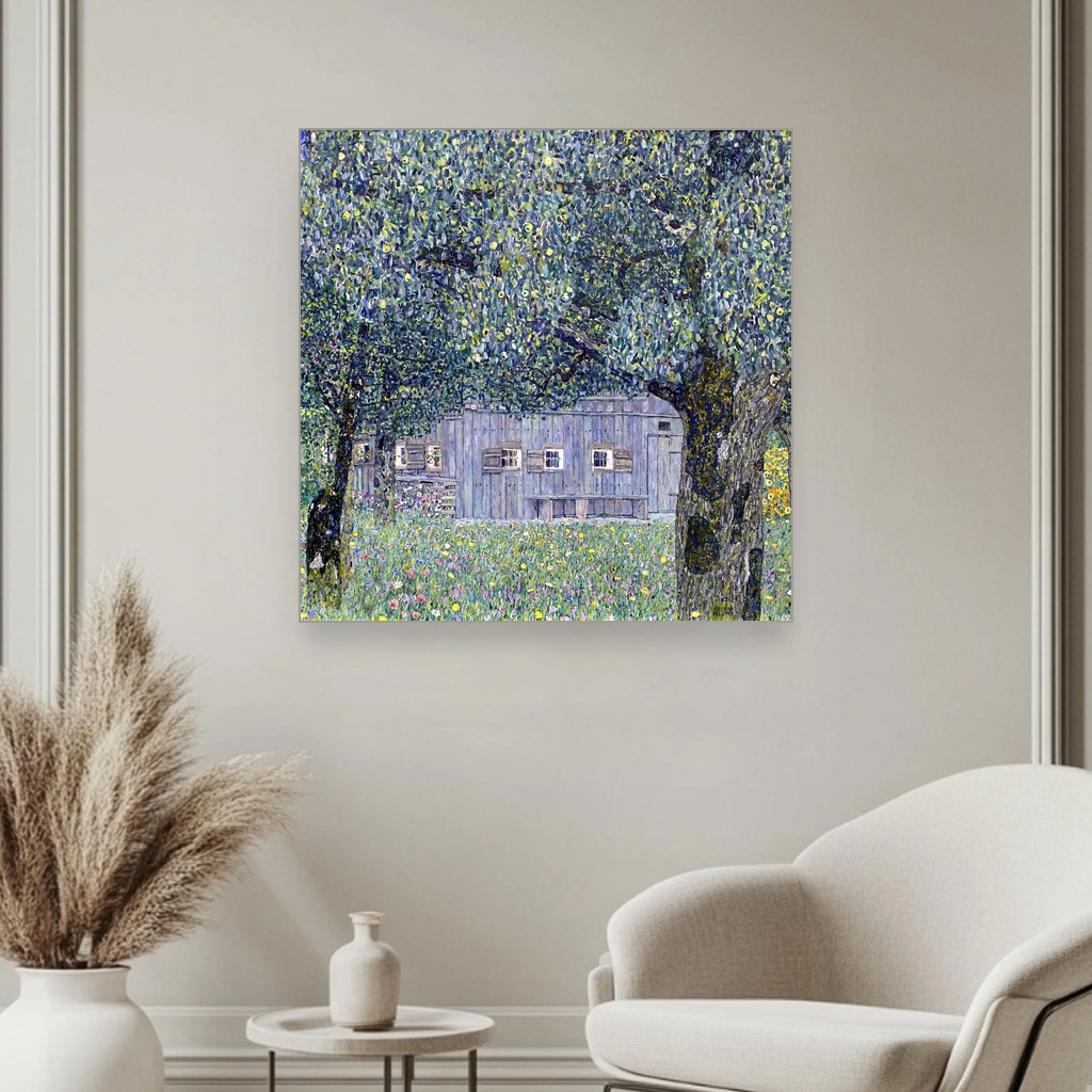 Seoska kuća u Gornjoj Austriji, Gustav Klimt, Farmhouse in Upper Austria, slika na platnu 3 Seoska kuća u Gornjoj Austriji, Gustav Klimt, Farmhouse in Upper Austria, slika na platnu - Slika 3