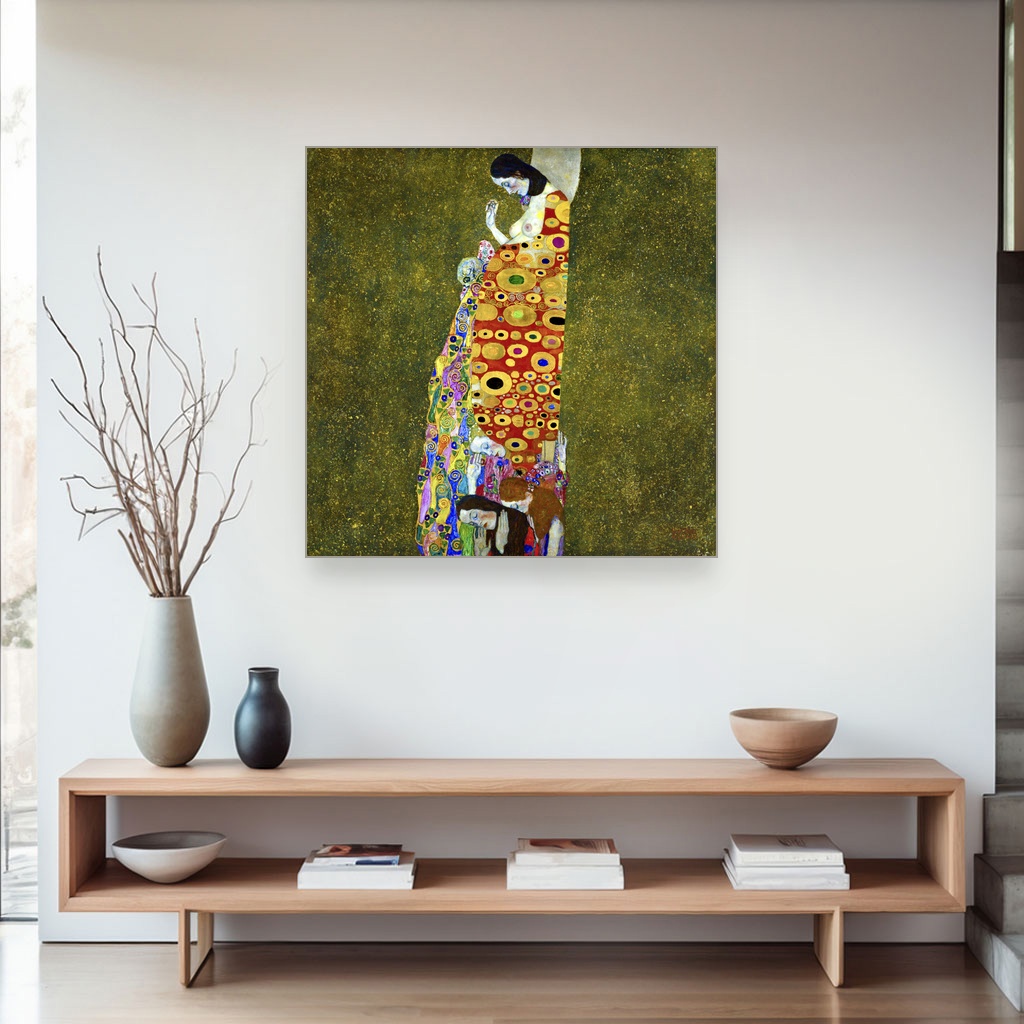 Nada II, Gustav Klimt, Hope II, slika na platnu 4 Nada II, Gustav Klimt, Hope II, slika na platnu - Slika 4