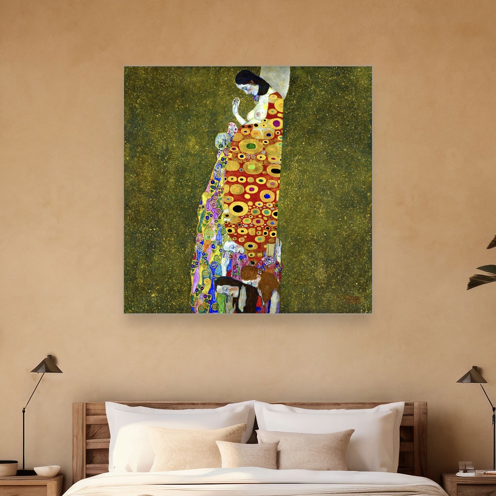 Nada II, Gustav Klimt, Hope II, slika na platnu 5 Nada II, Gustav Klimt, Hope II, slika na platnu - Slika 5