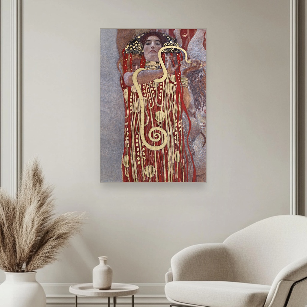 Higija, Gustav Klimt, Hygieia, slika na platnu 3 Higija, Gustav Klimt, Hygieia, slika na platnu - Slika 3