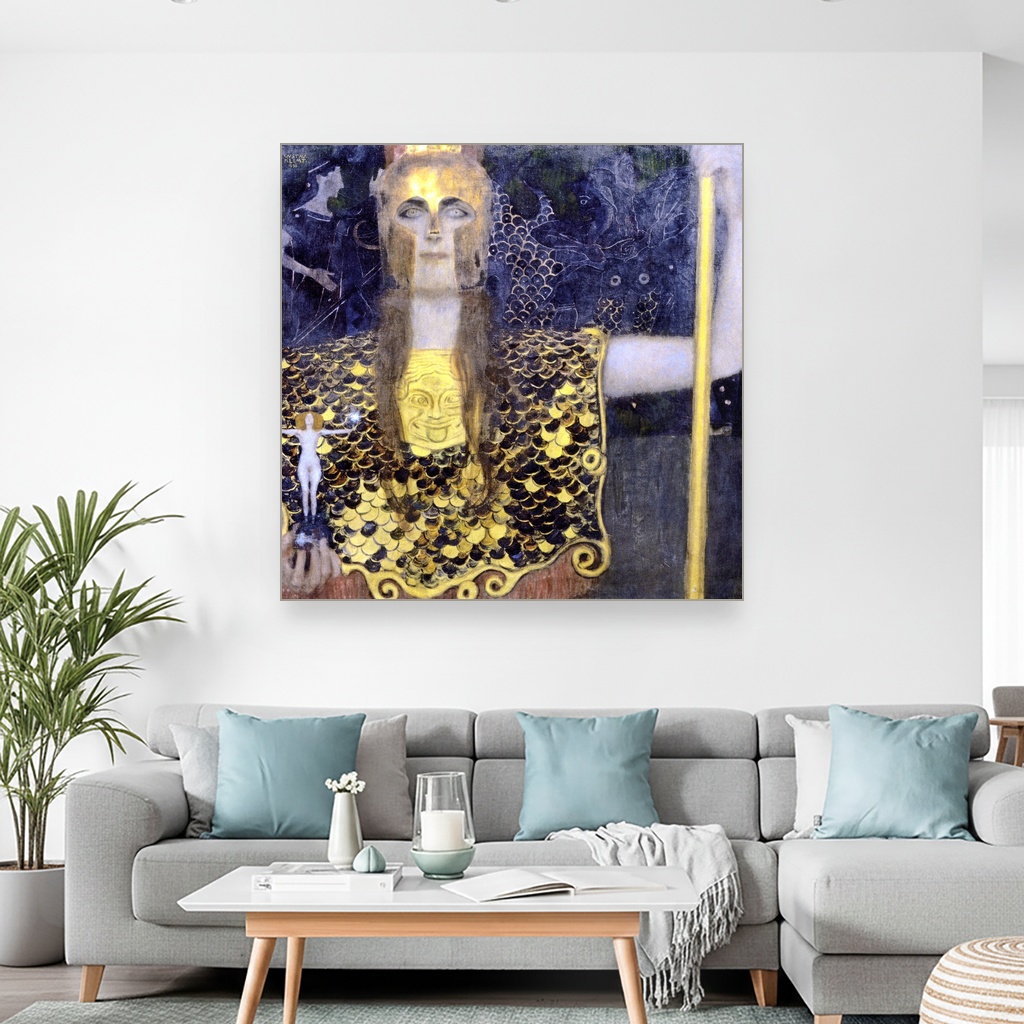 Palada Atina, Gustav Klimt, Pallas Athena, slika na platnu 2 Palada Atina, Gustav Klimt, Pallas Athena, slika na platnu - Slika 2