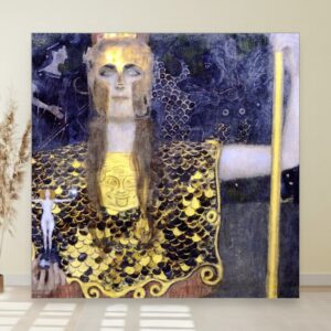 Palada Atina, Gustav Klimt, Pallas Athena, slika na platnu