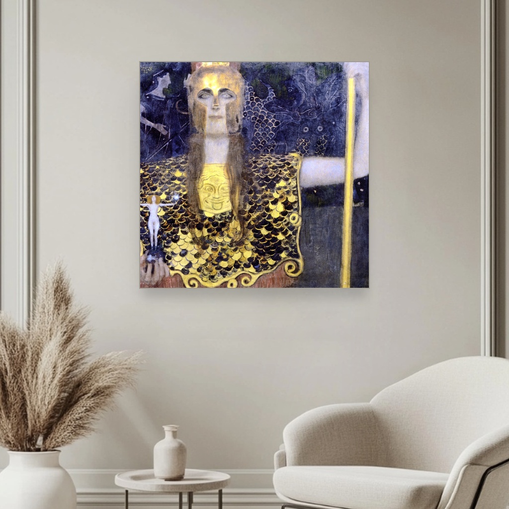 Palada Atina, Gustav Klimt, Pallas Athena, slika na platnu 3 Palada Atina, Gustav Klimt, Pallas Athena, slika na platnu - Slika 3