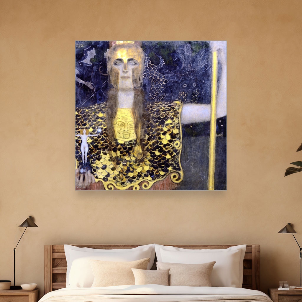 Palada Atina, Gustav Klimt, Pallas Athena, slika na platnu 5 Palada Atina, Gustav Klimt, Pallas Athena, slika na platnu - Slika 5