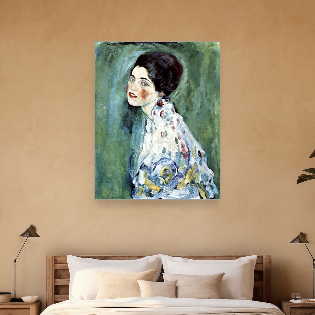 Portret dame, Gustav Klimt, Porträt einer Dame, slika na platnu 5 Portret dame, Gustav Klimt, Porträt einer Dame, slika na platnu - Slika 5