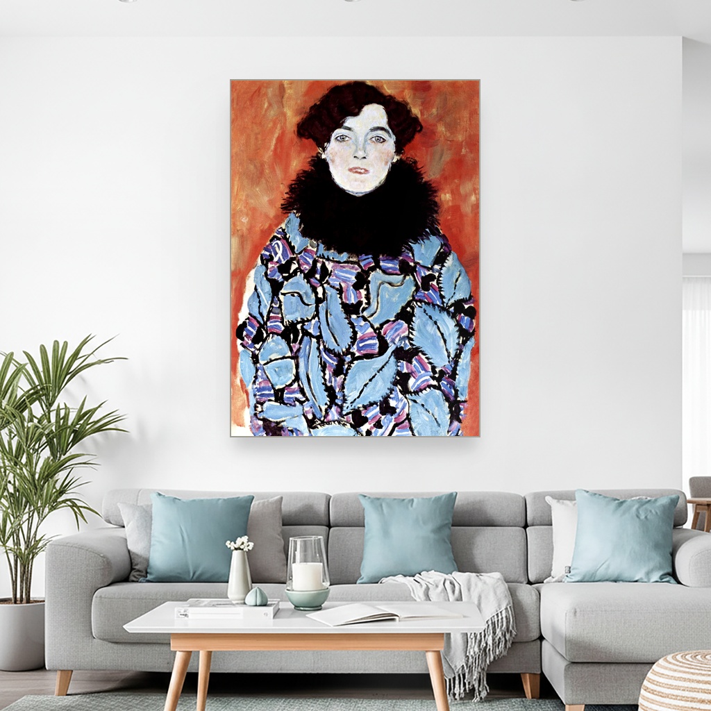 Portret Johane Štaude, Gustav Klimt, Portrait of Johanna Staude, slika na platnu 2 Portret Johane Štaude, Gustav Klimt, Portrait of Johanna Staude, slika na platnu - Slika 2