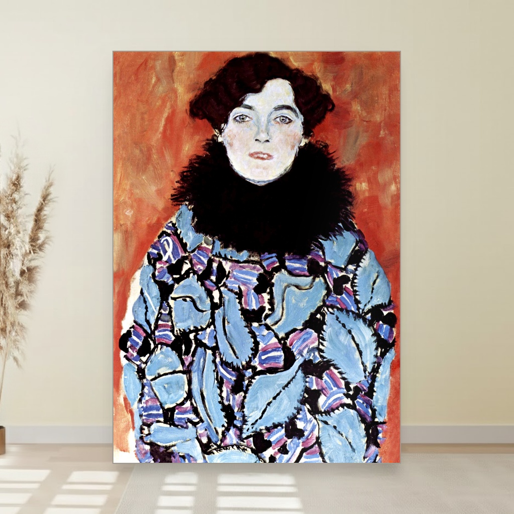 Portret Johane Štaude, Gustav Klimt, Portrait of Johanna Staude, slika na platnu 1 Portret Johane Štaude, Gustav Klimt, Portrait of Johanna Staude, slika na platnu