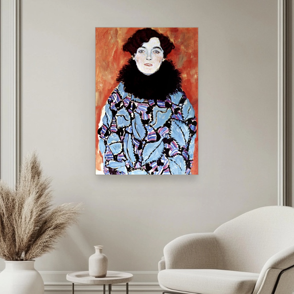 Portret Johane Štaude, Gustav Klimt, Portrait of Johanna Staude, slika na platnu 3 Portret Johane Štaude, Gustav Klimt, Portrait of Johanna Staude, slika na platnu - Slika 3