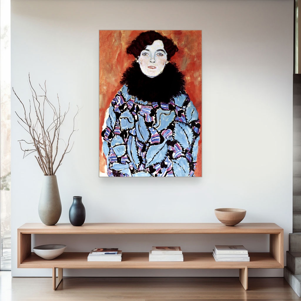 Portret Johane Štaude, Gustav Klimt, Portrait of Johanna Staude, slika na platnu 4 Portret Johane Štaude, Gustav Klimt, Portrait of Johanna Staude, slika na platnu - Slika 4