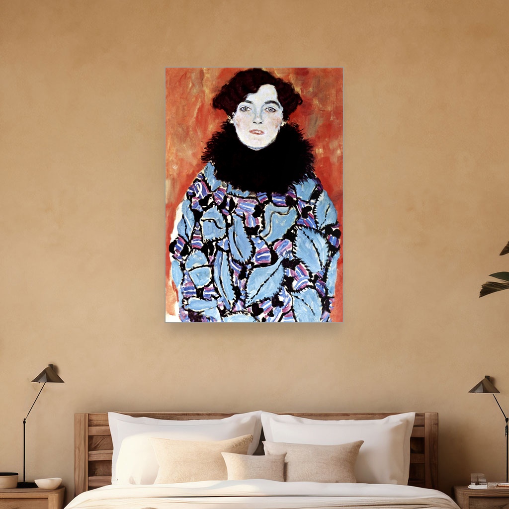 Portret Johane Štaude, Gustav Klimt, Portrait of Johanna Staude, slika na platnu 5 Portret Johane Štaude, Gustav Klimt, Portrait of Johanna Staude, slika na platnu - Slika 5