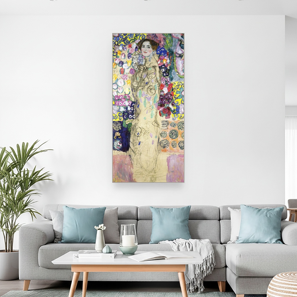 Portret Marije Munk, Gustav Klimt, Portrait of Maria Munk, slika na platnu 2 Portret Marije Munk, Gustav Klimt, Portrait of Maria Munk, slika na platnu - Slika 2