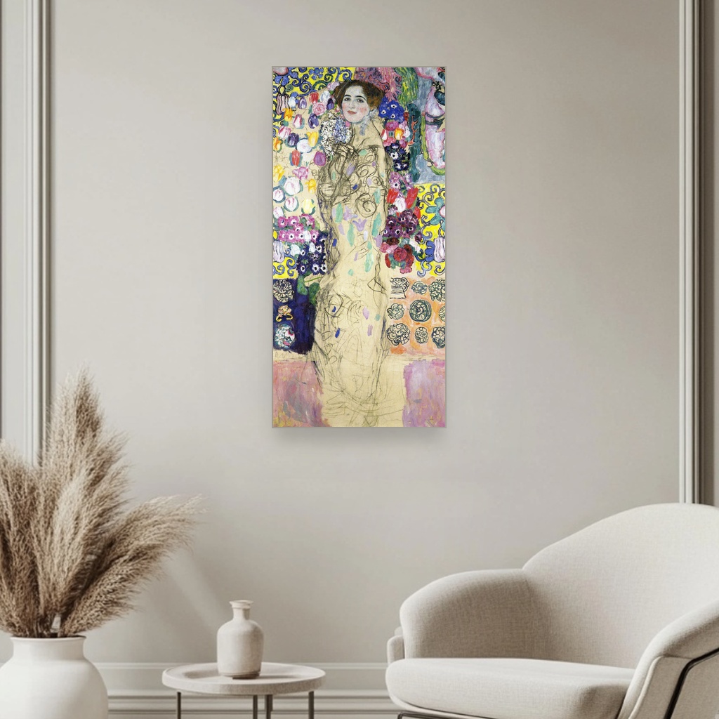 Portret Marije Munk, Gustav Klimt, Portrait of Maria Munk, slika na platnu 3 Portret Marije Munk, Gustav Klimt, Portrait of Maria Munk, slika na platnu - Slika 3