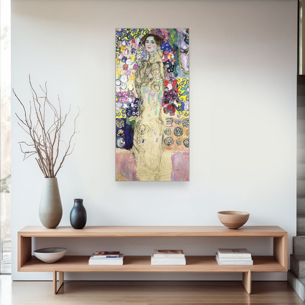 Portret Marije Munk, Gustav Klimt, Portrait of Maria Munk, slika na platnu 4 Portret Marije Munk, Gustav Klimt, Portrait of Maria Munk, slika na platnu - Slika 4