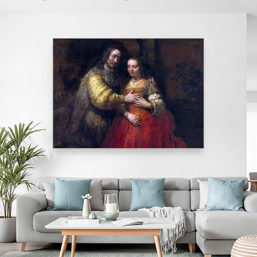 Isak i Rebekа, Rembrant van Rijn, Isaac and Rebecca Known as The Jewish Bride, slika na platnu 2 Isak i Rebekа, Rembrant van Rijn, Isaac and Rebecca Known as The Jewish Bride, slika na platnu - Slika 2