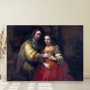 6 toplih slika za zid koje će osvežiti vaš dom 8 Isak i Rebekа, Rembrant van Rijn, Isaac and Rebecca Known as The Jewish Bride, slika na platnu