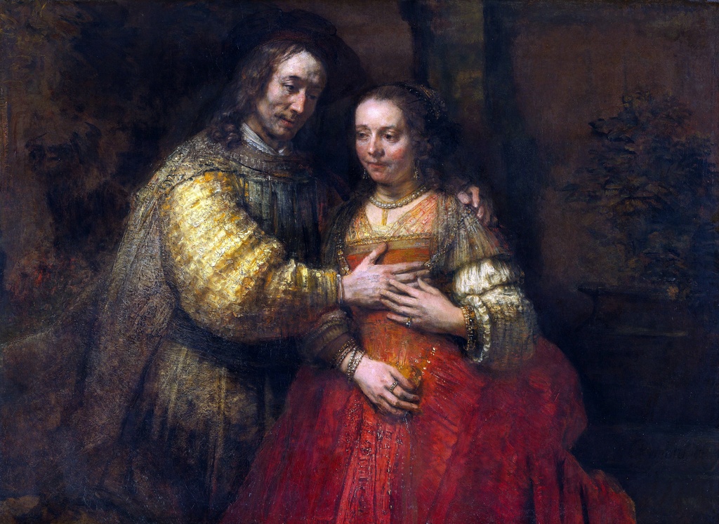 Isak i Rebekа, Rembrant van Rijn, Isaac and Rebecca Known as The Jewish Bride, slika na platnu 8 Isak i Rebekа, Rembrant van Rijn, Isaac and Rebecca Known as The Jewish Bride, slika na platnu - Slika 8